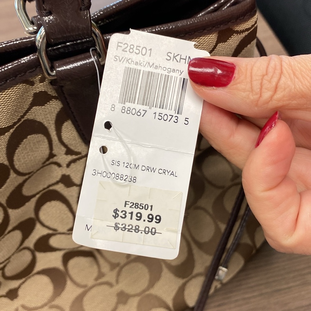 NWT Coach Signature Handbag! - Picture 3 of 10